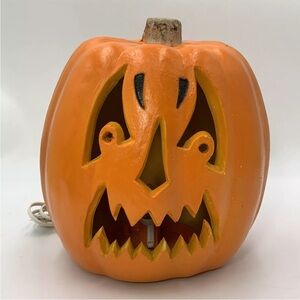 Vtg 1998 Halloween Foam Blow Mold Pumpkin Jack O Lantern The Paper Magic Group